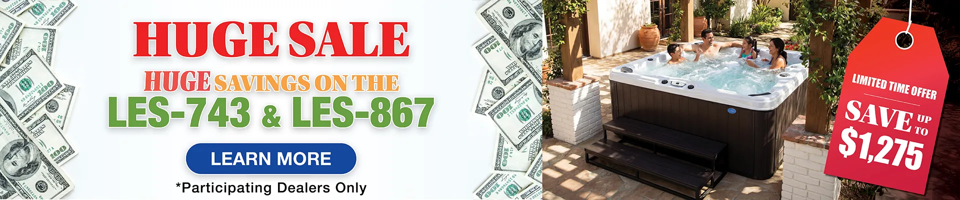 Calspas hot tub being used in a family setting - Port St Lucie